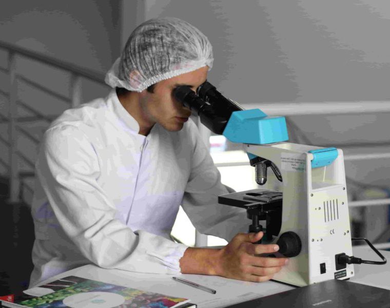 Microscope and doctor