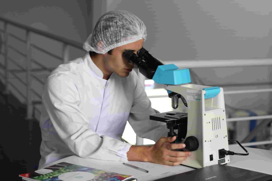 Microscope and doctor