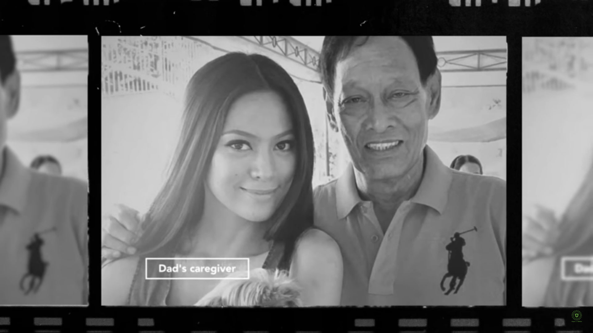 A photo of Ariella with her father