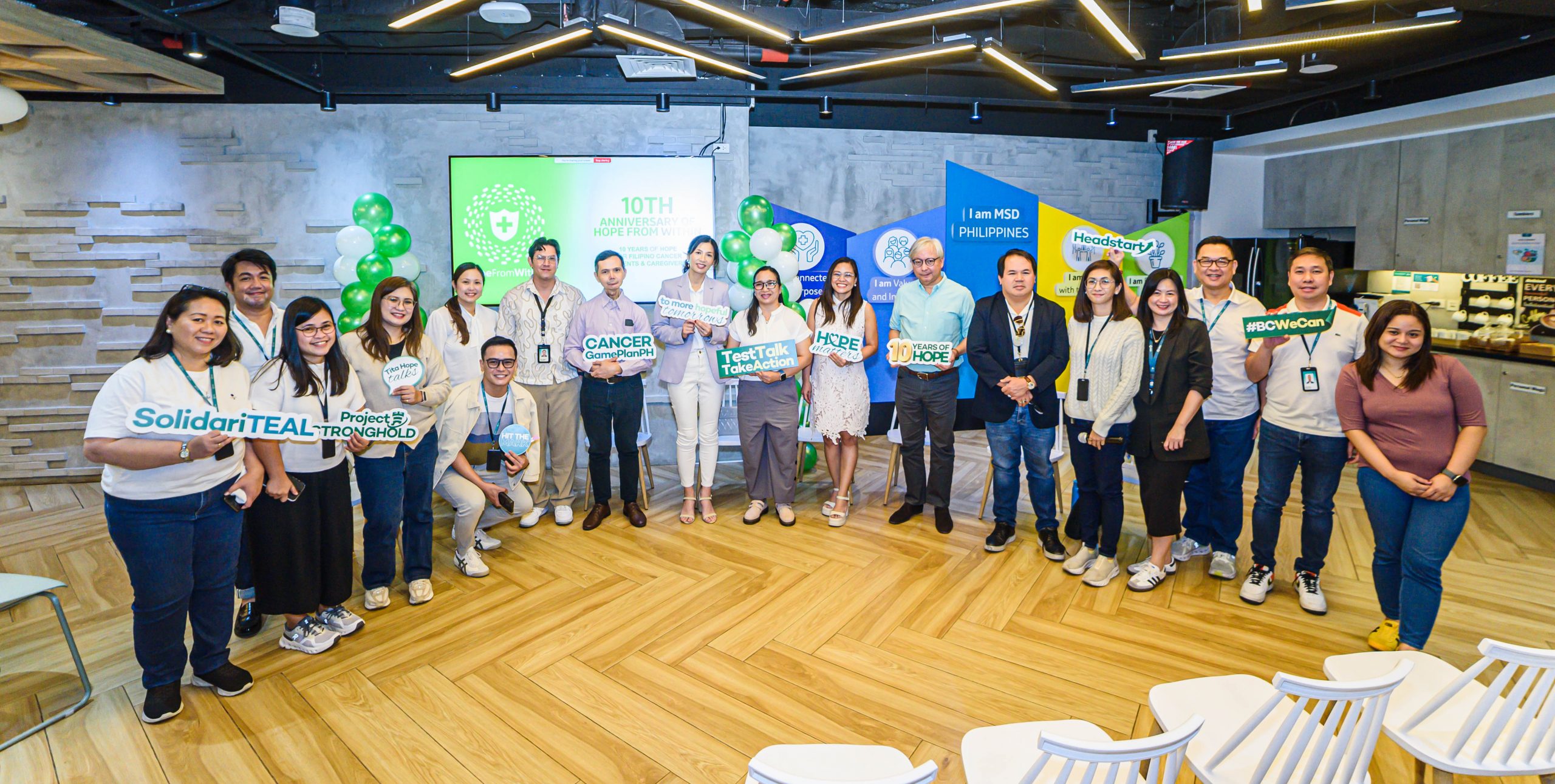 MSD employees with HFW community